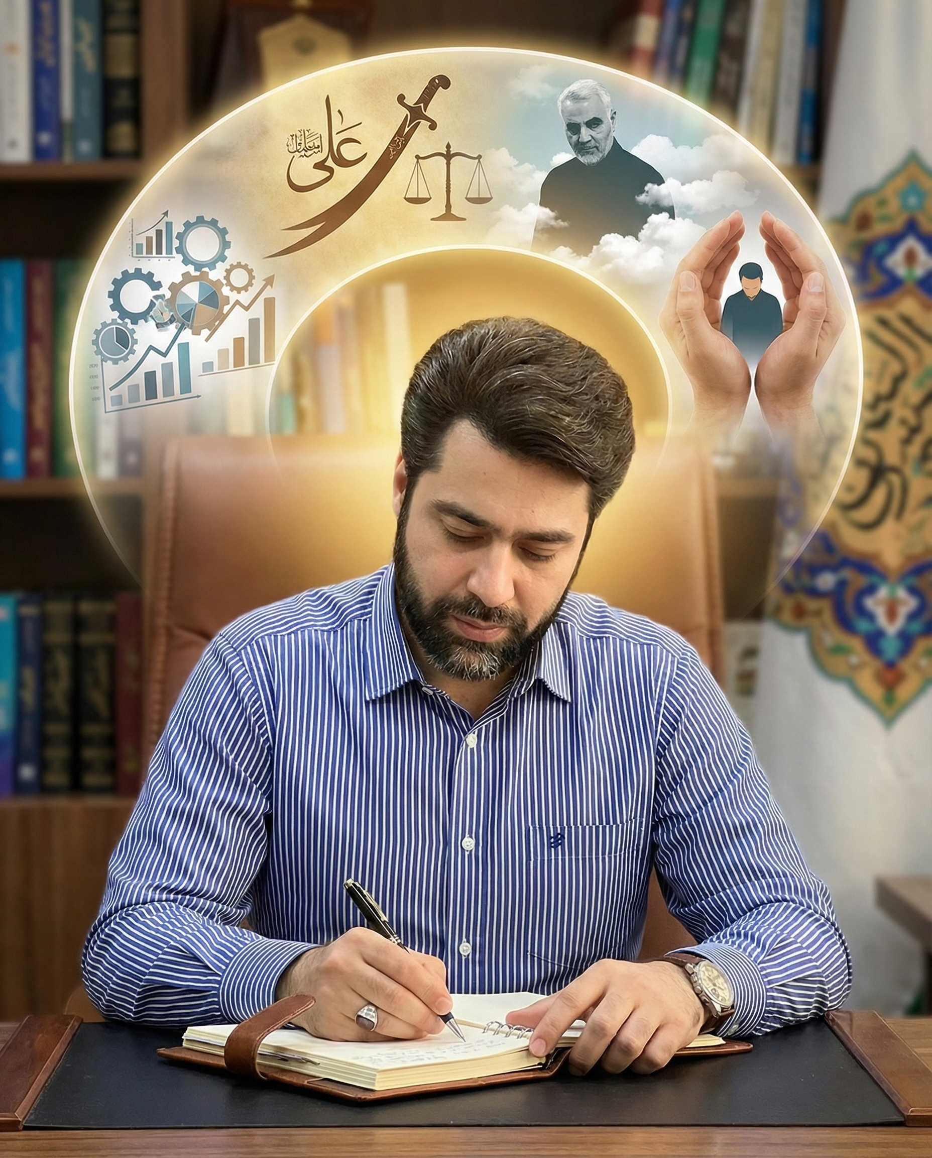 یادداشت روز جمعه به بهانه روز تولد مولای متقیان و روز شهادت حاج قاسم سلیمانی